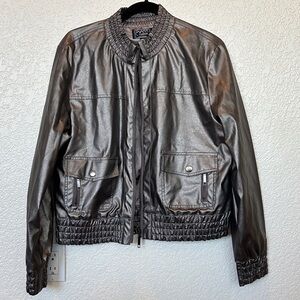 Cute Metallic Gray Jacket